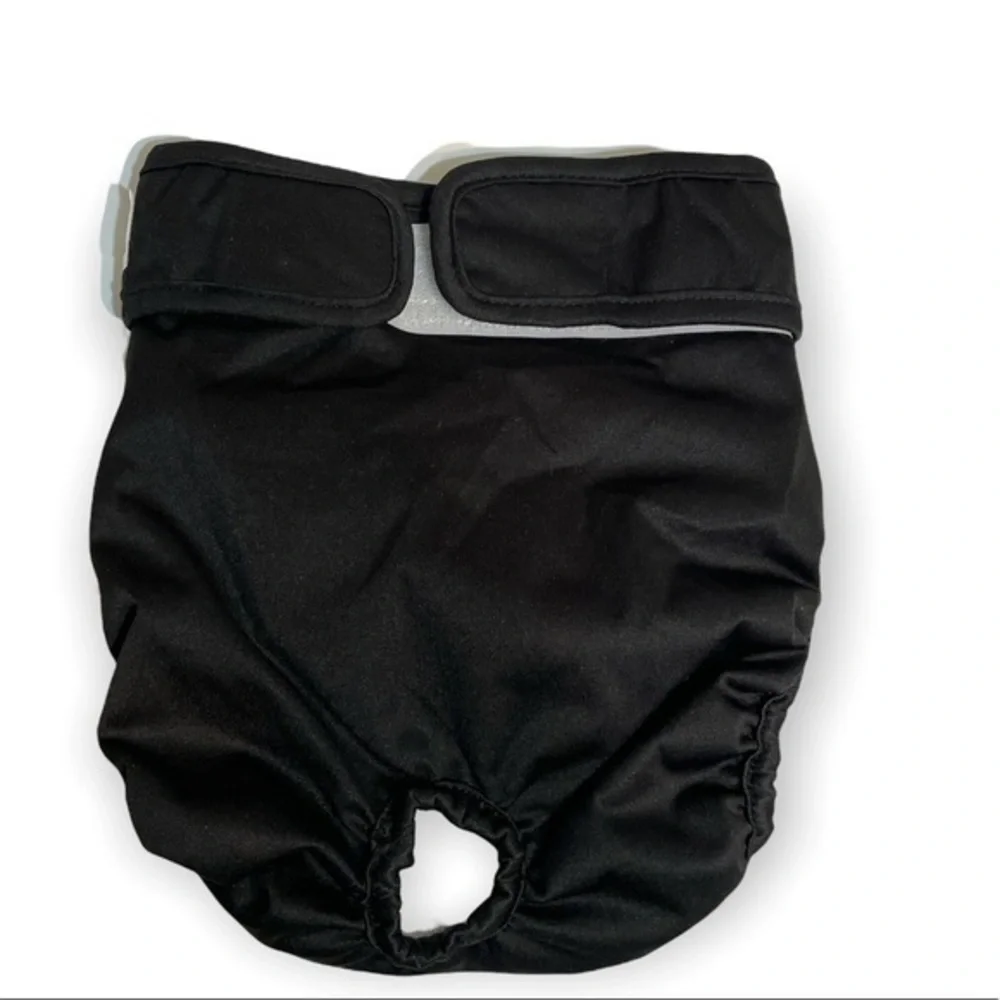 Pet Parents black hook and loop training reusable diaper Sz Large New